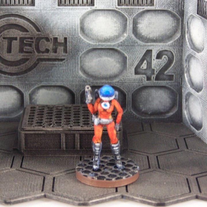 Space Girl (28mm Miniature) image