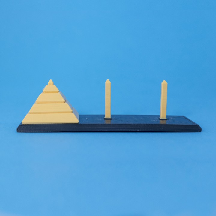 Build the Pyramids // Towers of Hanoi Puzzle image
