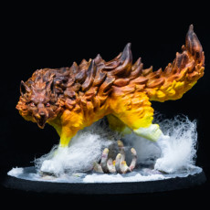 Picture of print of Fire Wolf - Monstrous Creature - DnD - 32mm scale