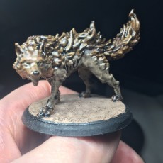 Picture of print of Fire Wolf - Monstrous Creature - DnD - 32mm scale