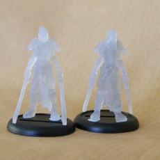 Picture of print of Two Blade - Female Orc Commander - PRE SUPPORTED - 32 mm scale miniature