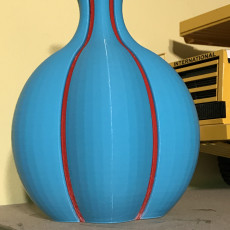 Picture of print of Pinstriped Table Vase