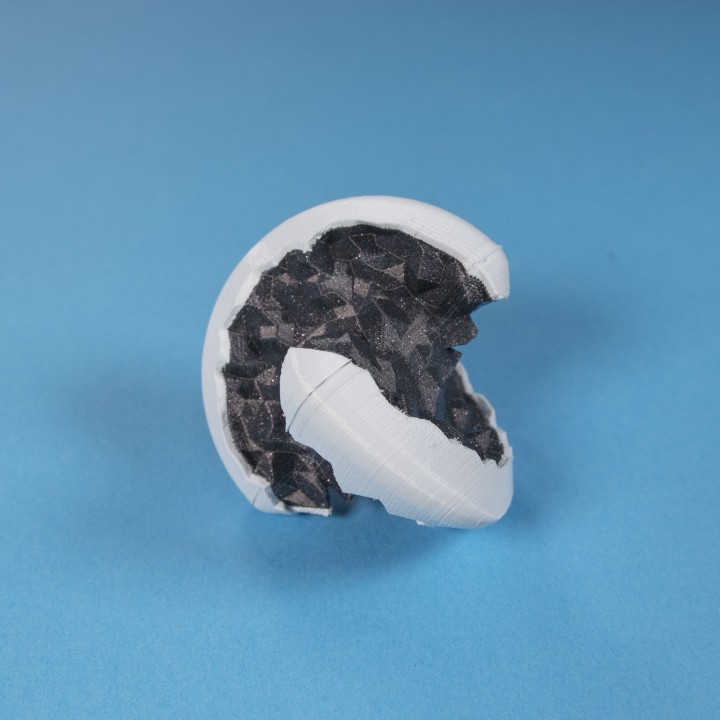 3D Printable Geode Sphericon by Devin Enrique Büchele de Montes