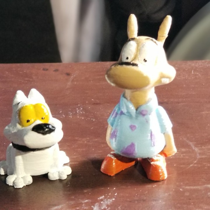 3D Print of Rocko and Spunky from Rocko s Modern Life by ChueyDamanz