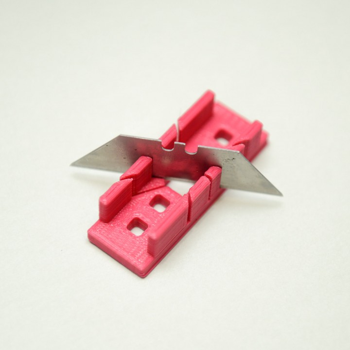 3D Printable Mini Craft Mitre Box by Clockspring
