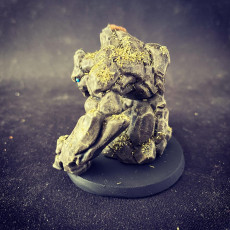 Picture of print of Earth Elemental - DND Miniature - 32mm Scale - PRESUPPORTED