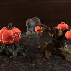Picture of print of Possessed Pumpkin - Medium Monster - PRESUPPORTED - 32mm scale