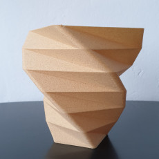 Picture of print of Facet Spiral Vase