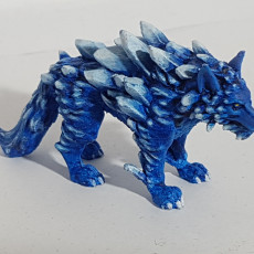 Picture of print of Ice Wolf - Monstrous Creature - 32mm Scale