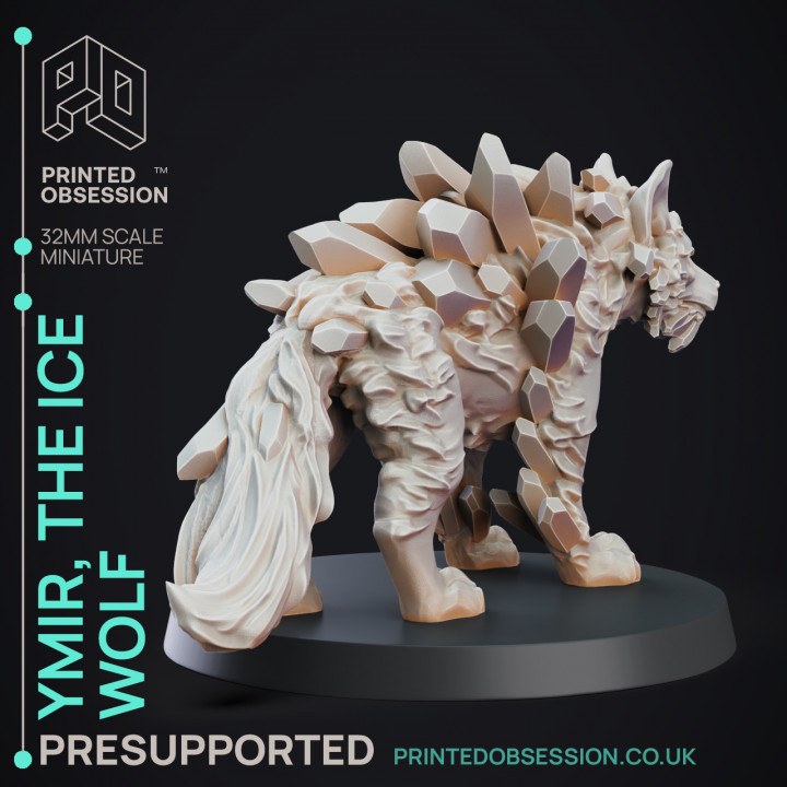 Ice Wolf - Monstrous Creature - 32mm Scale image