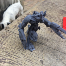 Picture of print of Claw Handed Demon - Greater Demon - PRESUPPORTED - 32 mm scale