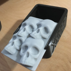 Picture of print of Skull Slide Top Box