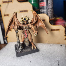Picture of print of Grand Fiend - Large Demon - PRESUPPORTED - Hell Hath No Fury - 32mm Scale