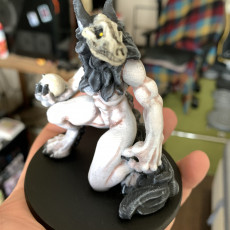 Picture of print of Hell Wolf - Bone - PRESUPPORTED - Hell Hath No Fury - 32mm Scale