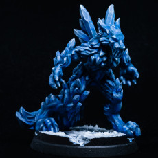 Picture of print of Hell Wolf - Ice - PRESUPPORTED - Hell Hath No Fury - Scale 32mm
