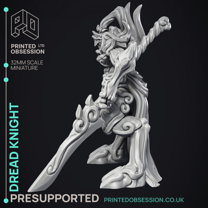 Dread Knight - Large Monster - PRESUPPORTED - Hell Hath No Fury - 32mm Scale image