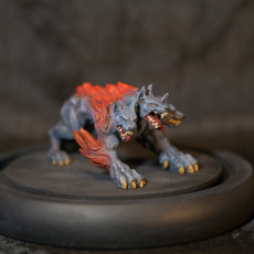 Picture of print of Cerberus - Hell Hound - PRESUPPROTED - 32mm Scale