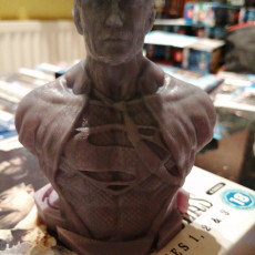 Picture of print of Henry Cavill as Clark Kent / Superman (Support free bust)