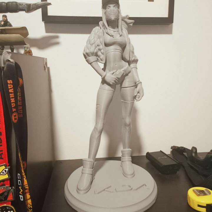 3D Print of KDA Akali - LoL - 30 cm model. by ExaKel