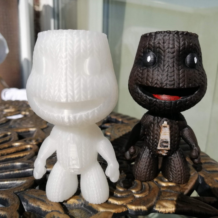 3d Print Of Sackboy From Little Big Planet Support Free By Usmankhalid