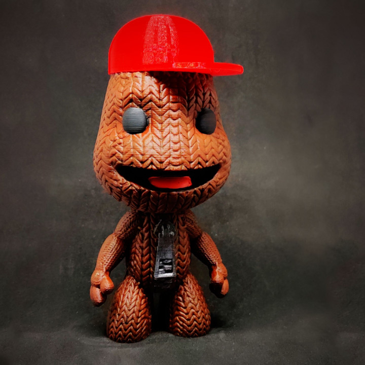 3d Print Of Sackboy From Little Big Planet Support Free By 3dmonkeynl