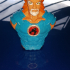Lion-O from "Thundercats" (support free bust) print image