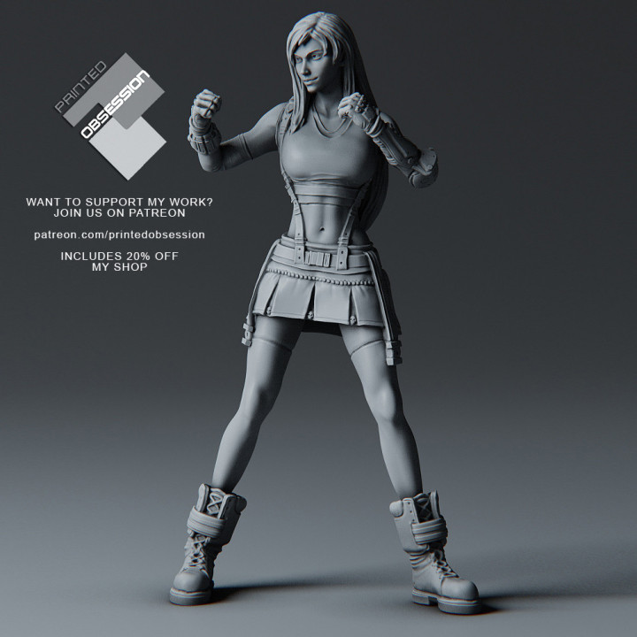 Tifa Lockhart - Combat Stance - Final Fantasy 7 Remake - 32cm model* image