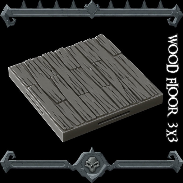 Gothic City: Wood Floor Sample image