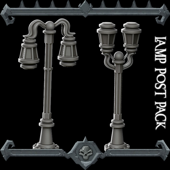 Gothic City: Lamp Post Pack image