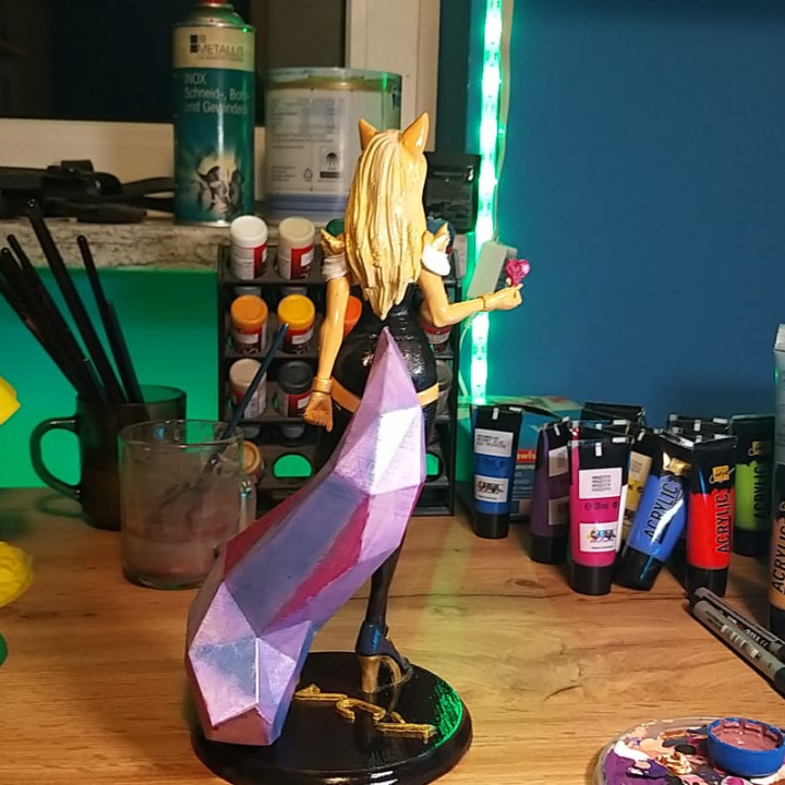 3D Print of Ahri KDA - League of Legends - 25cm tall model by MrPumpkin