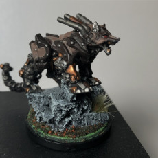 Picture of print of Artificer Wolf - 2 Models - PRESUPPORTED - 32mm scale