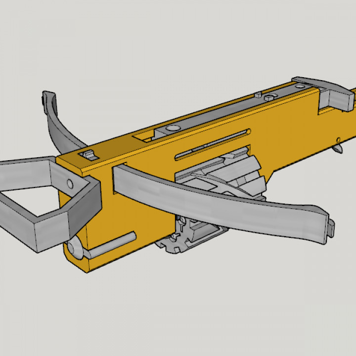 Zig Zag Revolver Cross Bow V2.0 (3D Print Kit Bow) image