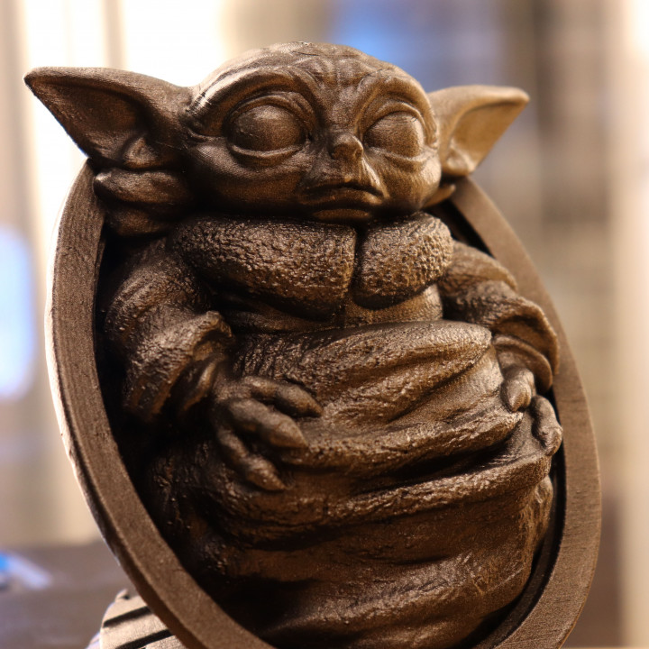 Baby Yoda from Star Wars (support free figure) image