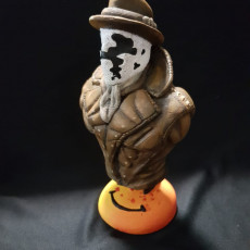 Picture of print of Rorschach from "Watchmen" (support free)