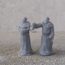 Picture of print of Friars & Monks of the Iron hammer - 8 Models - PRESUPPORTED - 32mm scale