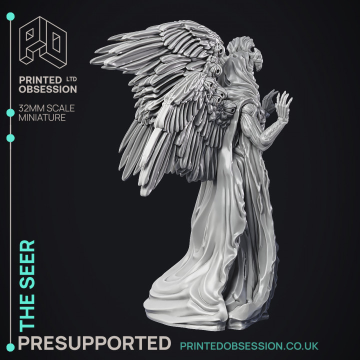 The Seer - PRESUPPORTED - Heaven hath no fury - 32 mm scale image
