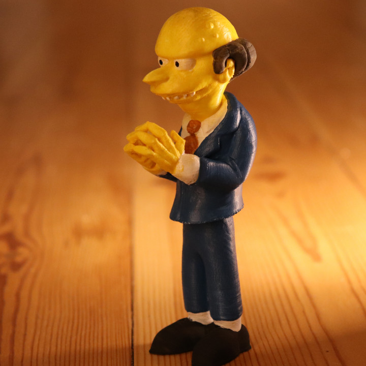 Mr. Burns (Charles Montgomery Burns) from "The Simpsons" image