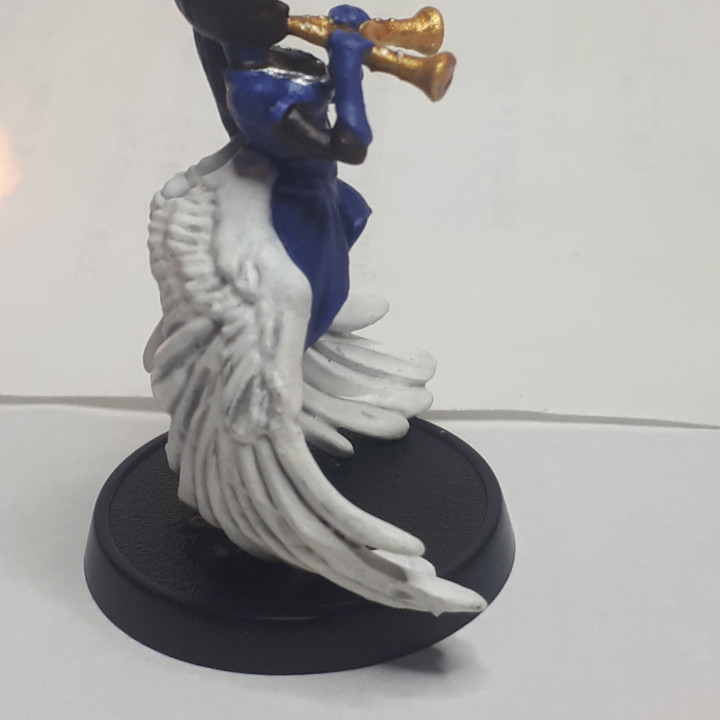 3D Print of Trumpet Archon - Celestial Bard - PRESUPPORTED - Heaven ...