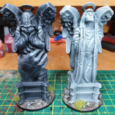 Picture of print of Weeping Angel Statues - Scenery - PRESUPPORTED - heaven hath no fury - 32 mm scale
