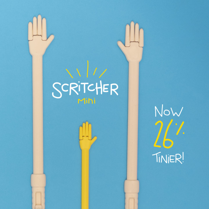 Scritcher mini // Print in Place Tiny Hands! image