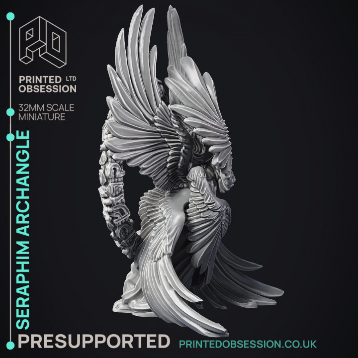 Seraphim - Archangel - PRESUPPROTED - 32 mm scale image
