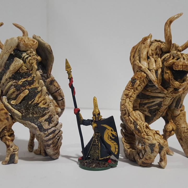 3D Printable Stone golem by The Printing Goes Ever On