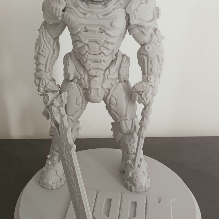 3D Print of Doom Guy - Doom Eternal - 30cm Model by ExaKel