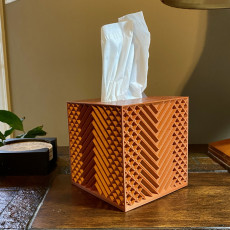 Picture of print of Tissue Cubes // Facial Tissue Box Covers (or Regular Boxes)