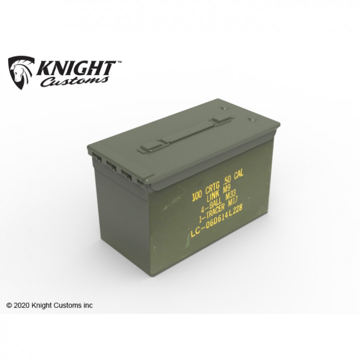 50 cal Ammo Box 1/10 scale image