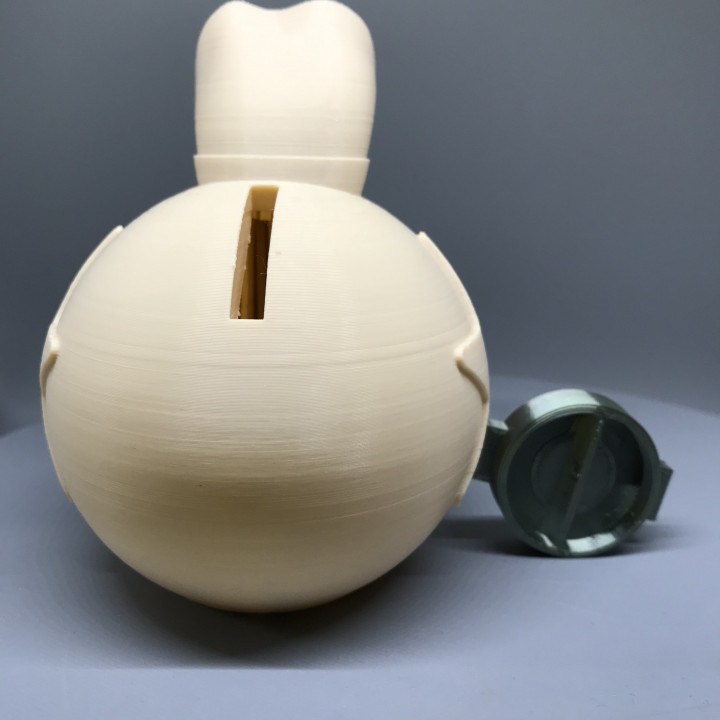 3D Printable Bell Bag Piggy Bank Animal Crossing New Horizons by Troy