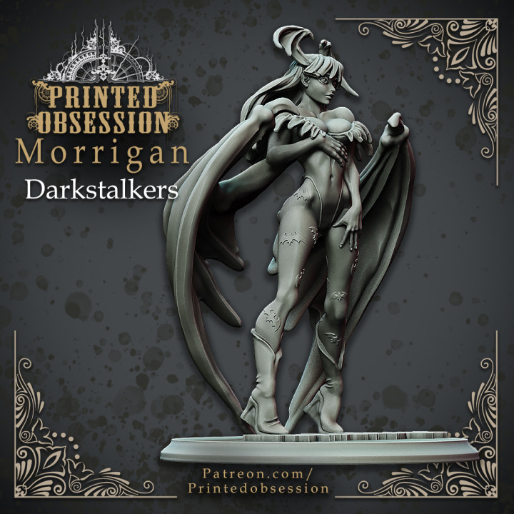 Morrigan - DarkStalkers - 30cm Model - Printed Obsession image