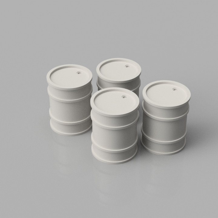 Oil Drums - for tabletop and dioramas image