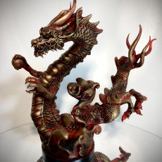 Picture of print of Chinese Dragon