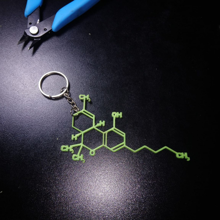 THC Molecule Solid image
